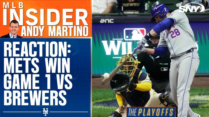 MLB Insider says Mets came to Milwaukee ready to play after Game 1 victory