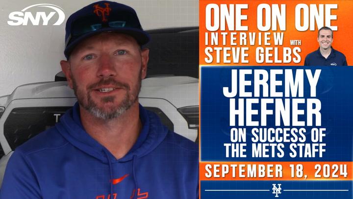 Jeremy Hefner talks Mets pitching staff's stellar performance in 2024