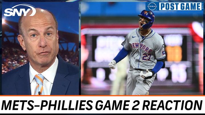 Gary Cohen and Mets Post Game crew break down Mets' NLDS Game 2 loss to Phillies