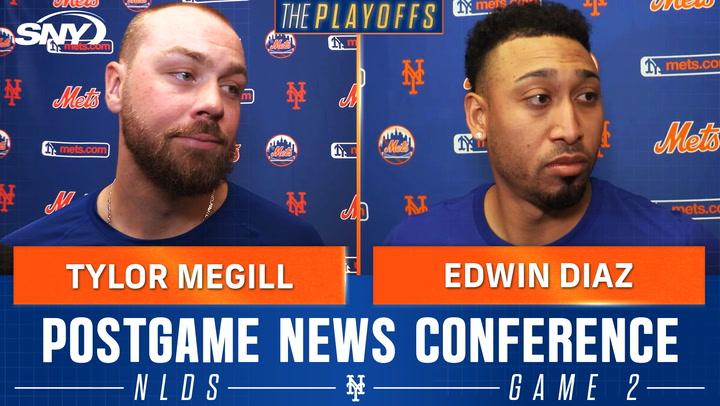 Edwin Diaz and Tylor Megill detail what went wrong in Mets' NLDS Game 2 loss to Phillies