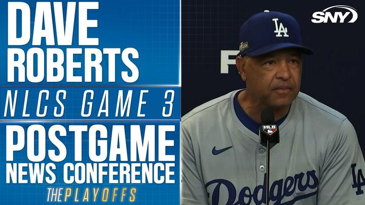 Dave Roberts on Walker Buehler's start in Dodgers' Game 3 win over Mets in NLCS