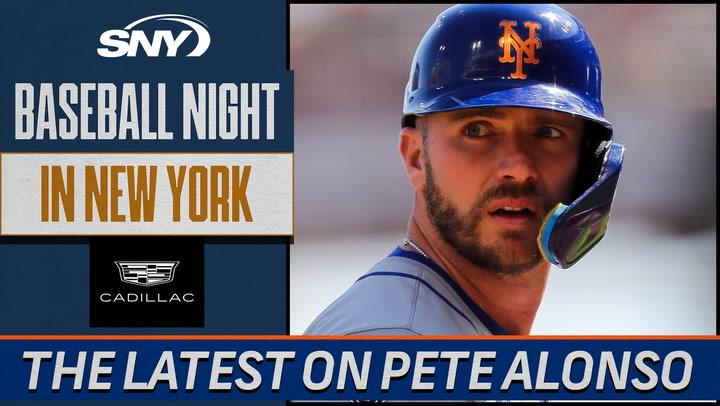 The very latest on negotiations between Pete Alonso and Mets | Baseball Night in NY