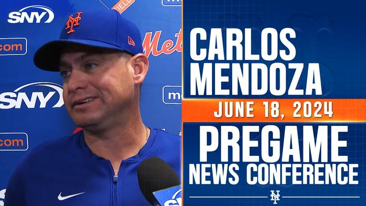 Carlos Mendoza on Kodai Senga's throwing progress, the positive influence of J.D. Martinez, and other Mets impact players