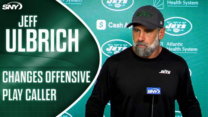 Jeff Ulbrich announces Todd Downing as Jets' play caller over Nathaniel Hackett.