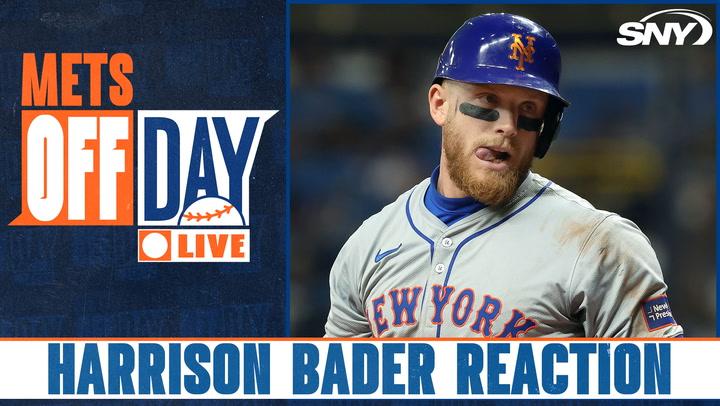 Reacting to Harrison Bader's being 'bothered' by reduced playing time | Mets Off Day Live