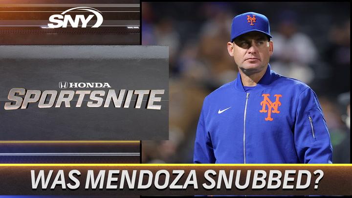 Should Mets' Carlos Mendoza have won manager of the year? | SportsNite