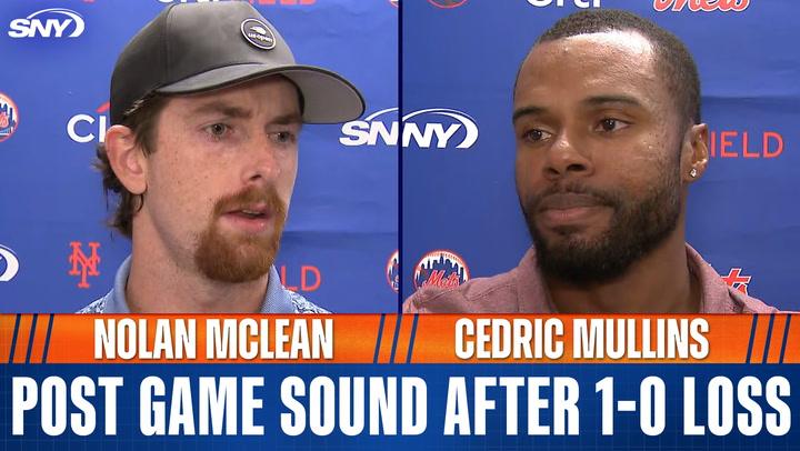 Nolan McLean, Cedric Mullins talk Mets' tough 1-0 loss to Phillies