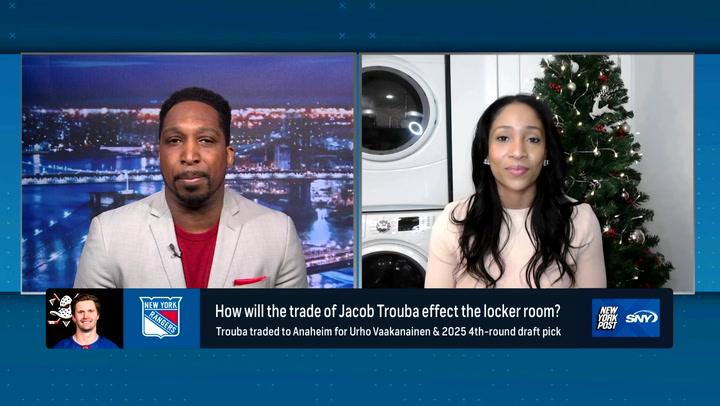 TV hosts discuss the Rangers' moves, Jacob Trouba trade, and Shesterkin's contract.