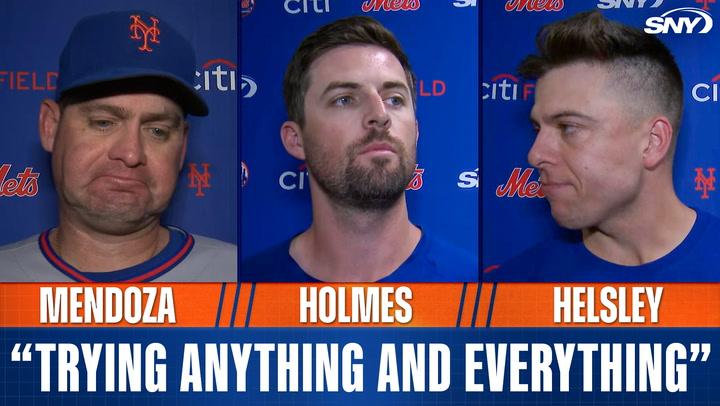 Carlos Mendoza and Ryan Helsley on tipping pitches after Mets loss
