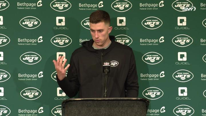 Jets vs Colts: Mike White gives injury update on forearm | Jets Post Game