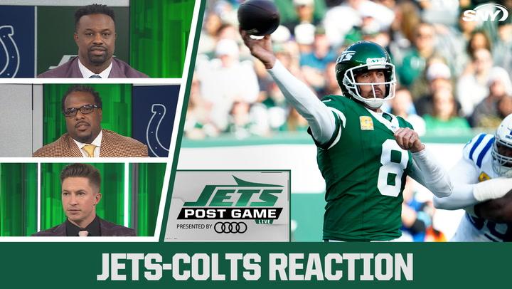 Bart Scott and Willie Colon react to Sauce Gardner's struggles in Jets' loss to Colts.