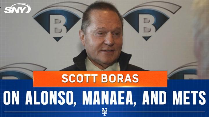 Scott Boras on Pete Alonso, Sean Manaea, and relationship with Mets' owner Steve Cohen