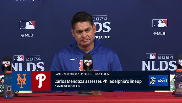 Carlos Mendoza talks about Philly’s lineup and how he will use Kodai Senga