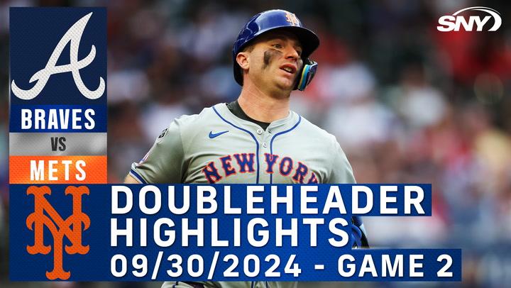 Mets vs Braves Game 2 (9/30/2024) | NY Mets Highlights | ATL Braves Highlights