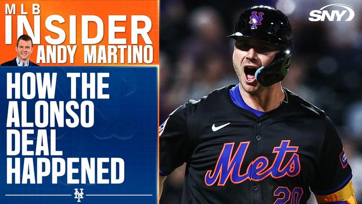 SNY MLB Insider breaks news that Pete Alonso has re-signed with the Mets | Mets Breaking News