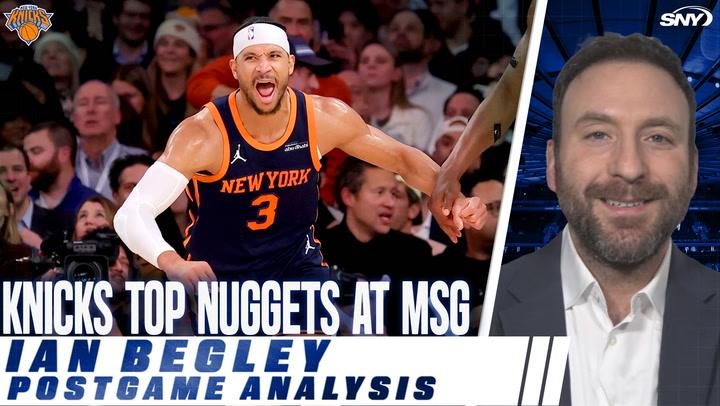 Ian Begley discusses Knicks' fifth consecutive win over Nuggets on SportsNite postgame.