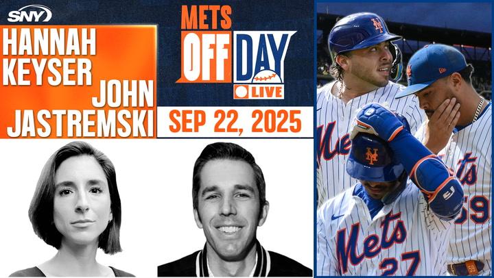 Hannah Keyser and John Jastremski host Mets Off Day Live on September 22, 2025, with