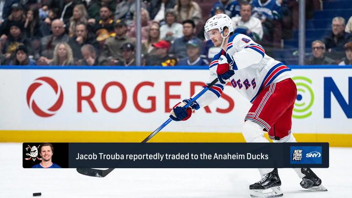 Brandon London discusses Jacob Trouba’s trade to the Ducks amid Rangers' slump on NY Post.