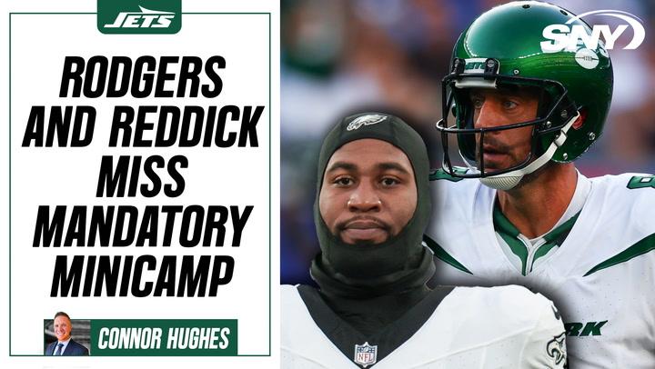 NFL Insider on why Haason Reddick and Aaron Rodgers skipped Jets' mandatory minicamp on Tuesday