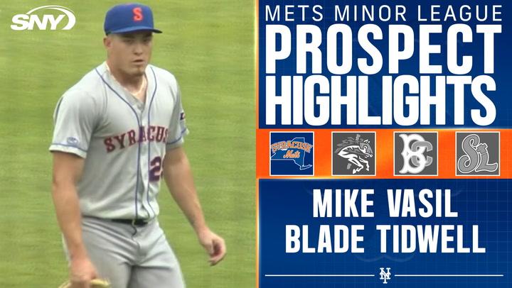 Mike Vasil punches out six, and Blade Tidwell makes his Triple-A debut for the Syracuse Mets