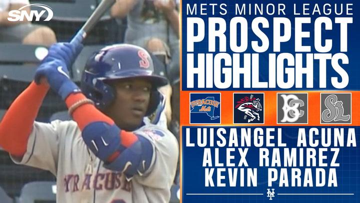 Mets prospects Luisangel Acuna, Alex Ramirez and Kevin Parada come out swinging on Saturday