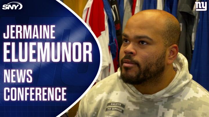 Giants OT Jermaine Eluemunor on return from injury: 'I wouldn't miss Baltimore'
