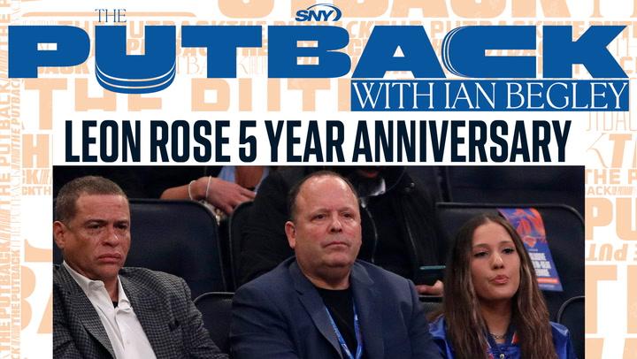 Participants discuss Leon Rose's five-year tenure as Knicks president on The Putback show.