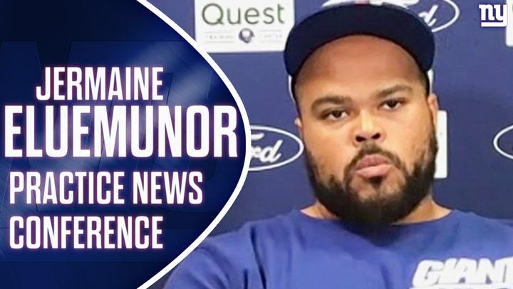 Jermaine Eluemunor on Jaxson Dart's aura at Ole Miss and on the Giants