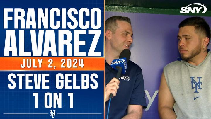 Francisco Alvarez sits down with Steve Gelbs to reflect on his journey to becoming a key piece to the Mets' puzzle