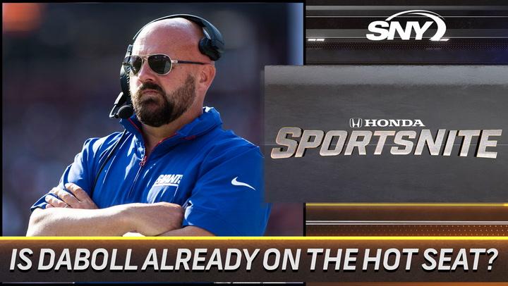 Giants head coach Brian Daboll on the hot seat? | SportsNite discusses Giants' loss to Commanders."