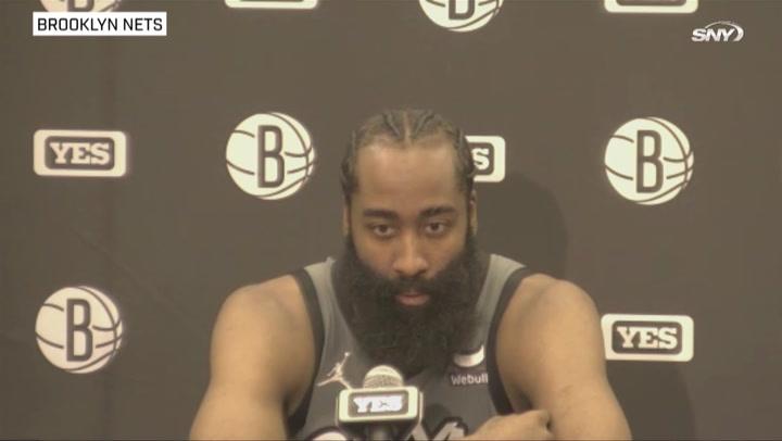 Nets vs Rockets: James Harden discusses 'frustrating' loss to former team | Nets News Conference