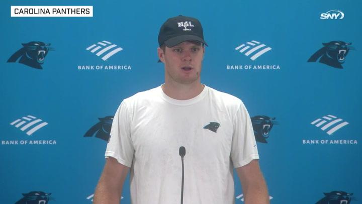 Sam Darnold on his time with Jets, playing vs old team | Panthers News Conference