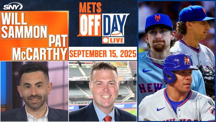 Split screen with hosts and players.