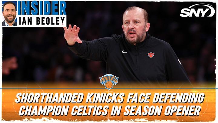 NBA Insider discusses Knicks' depth issues before season opener vs Celtics on SportsNite.