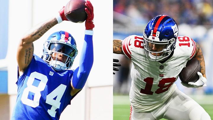 Giants coach Brian Daboll on evaluating the progress of Jalin Hyatt and Isaiah Hodgins