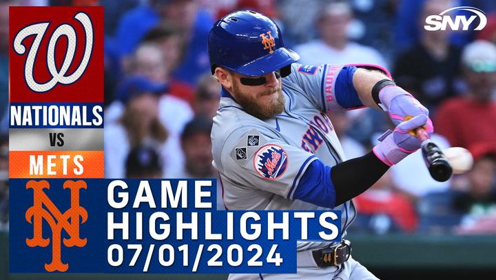 Mets vs Nationals (7/1/2024) | NY Mets Highlights