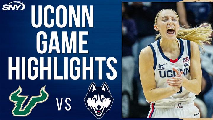 UConn vs USF (11/10) | UConn Women's Basketball: Paige Bueckers leads with 22 points in an 86-49 win.