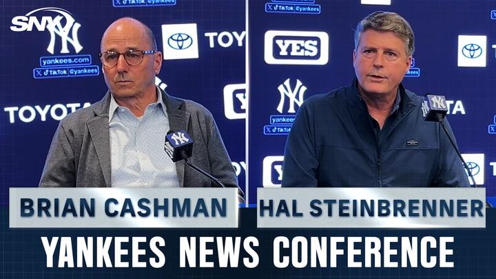 Yankees' Hal Steinbrenner and Brian Cashman discuss the updated facial hair policy.