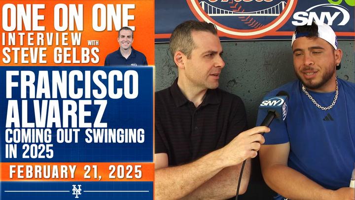 Steve Gelbs interviews Francisco Alvarez about his revamped swing for the 2025 season.