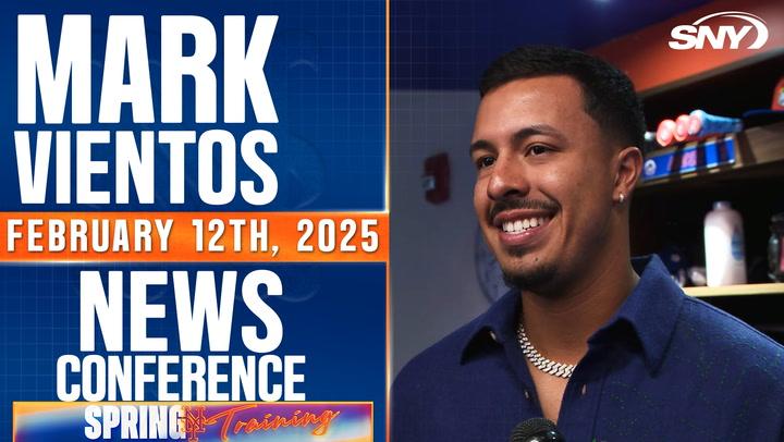 Mark Vientos on playing with Juan Soto and strong Mets lineup