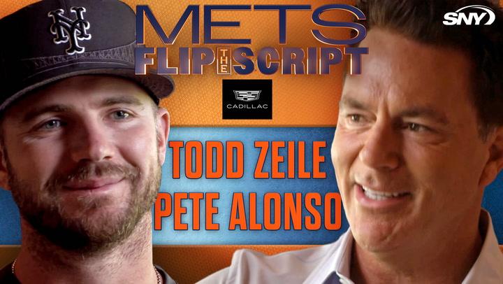 Former Mets infielder Todd Zeile and current Mets first baseman Pete Alonso have a back-and-forth baseball conversation | Mets Flip the Script