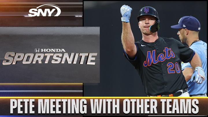Should Mets be concerned with Pete Alonso speaking with other teams at MLB Winter Meetings? | SportsNite