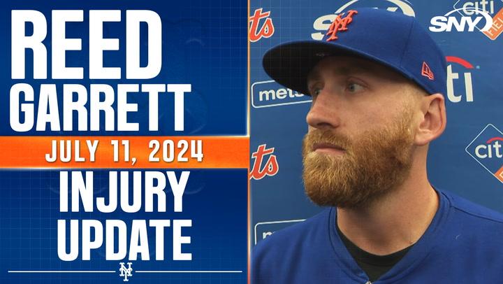 Reed Garrett injury update interview
