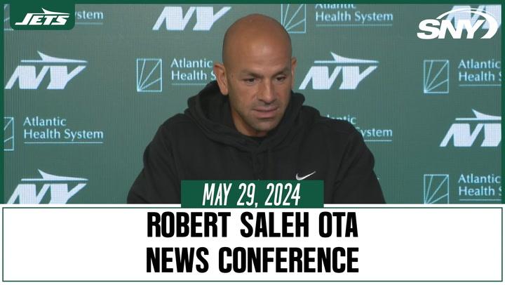 Robert Saleh on signing Tarik Cohen, Jets receiver and running back depth