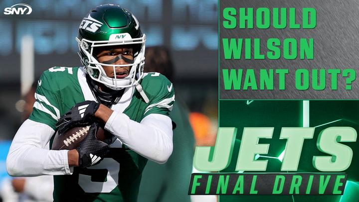 Garrett Wilson in Jets uniform, pondering future; questions arise on "Jets Final Drive".