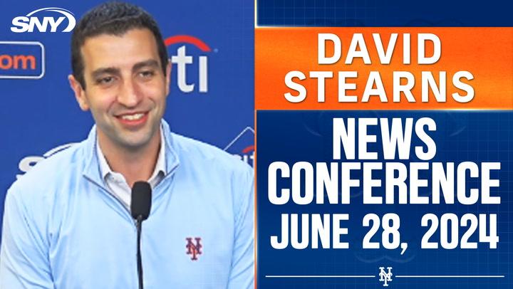 David Stearns on Mets' trade deadline plans, praises Francisco Alvarez and Carlos Mendoza