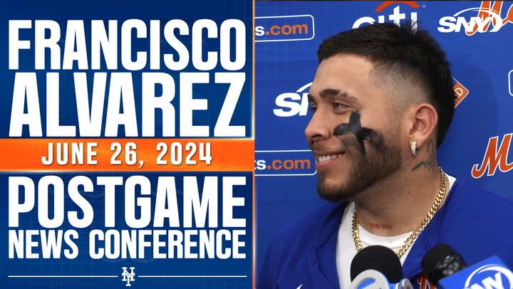 Francisco Alvarez on Mets' hot streak since he rejoined the team