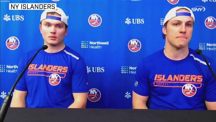 Islanders vs Senators: Anders Lee, Kieffer Bellows on snapping losing streak | Islanders Post Game