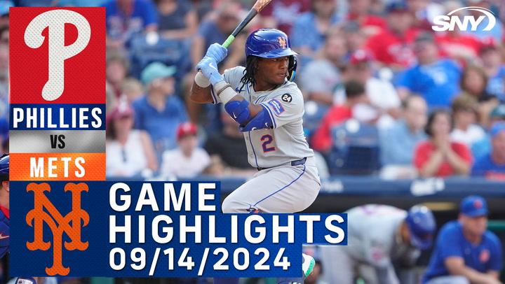 Mets vs Phillies (9/14/2024) | NY Mets Highlights