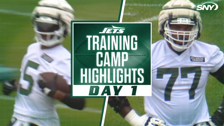 Jets Training Camp Day 1 Highlights